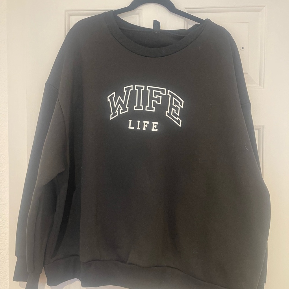 Crew sweatshirt, 4x thermal lined pullover